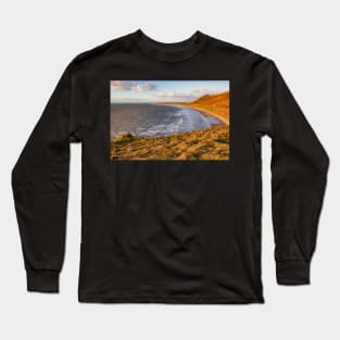 Rhossili Bay, Gower, Wales Long Sleeve T-Shirt